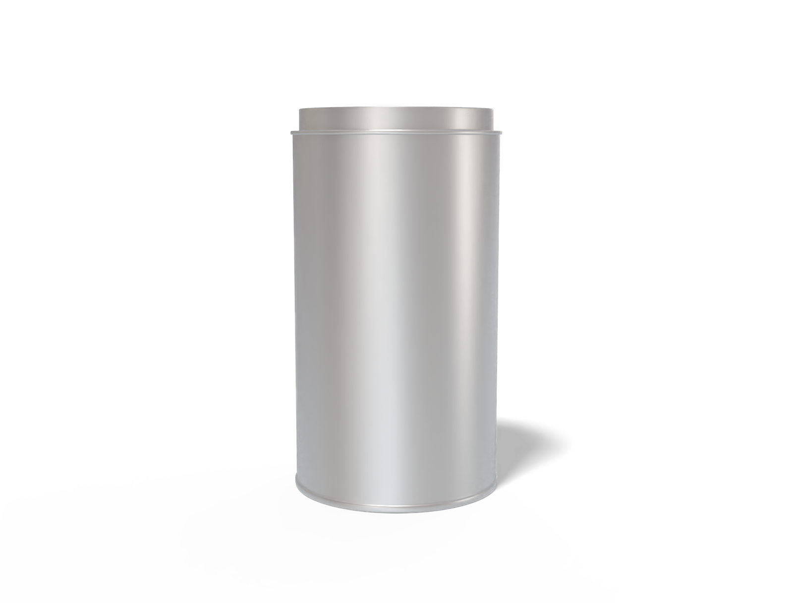 Tall coffee can — Matte metal