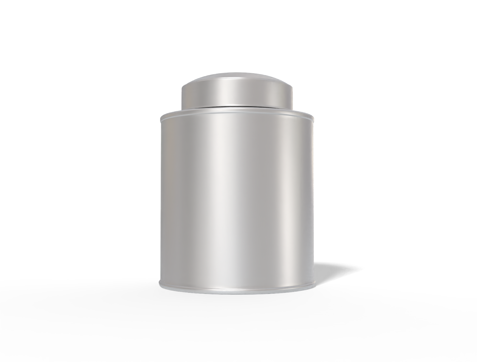 Medium coffee can — Matte metal