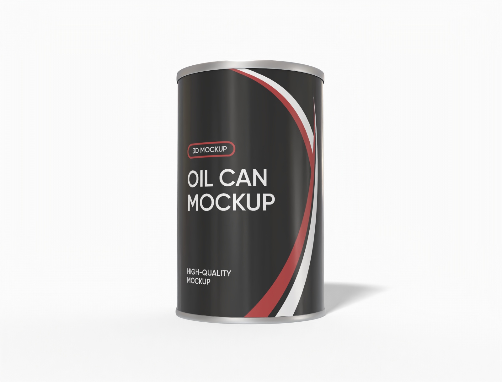 Tall oil can — Matte metal