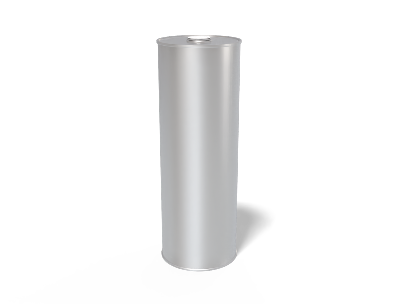 Tall oil can — Matte metal