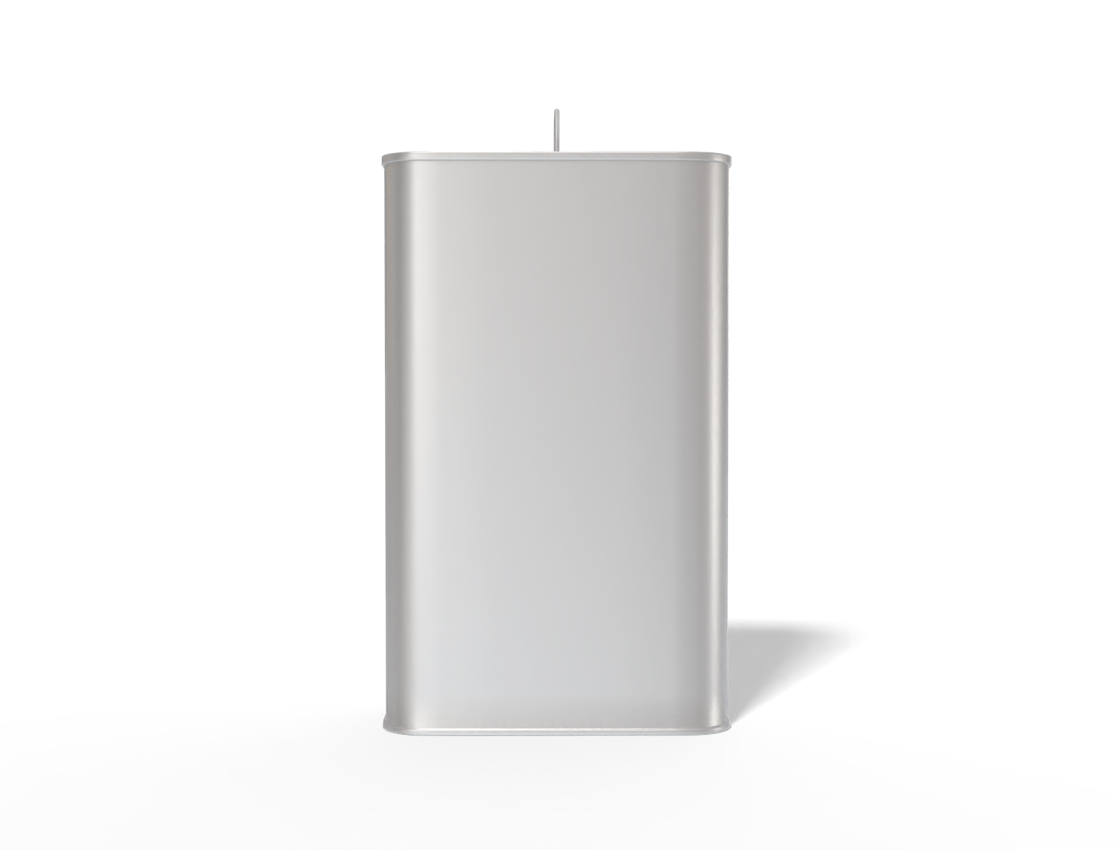 Tall oil can — Matte metal