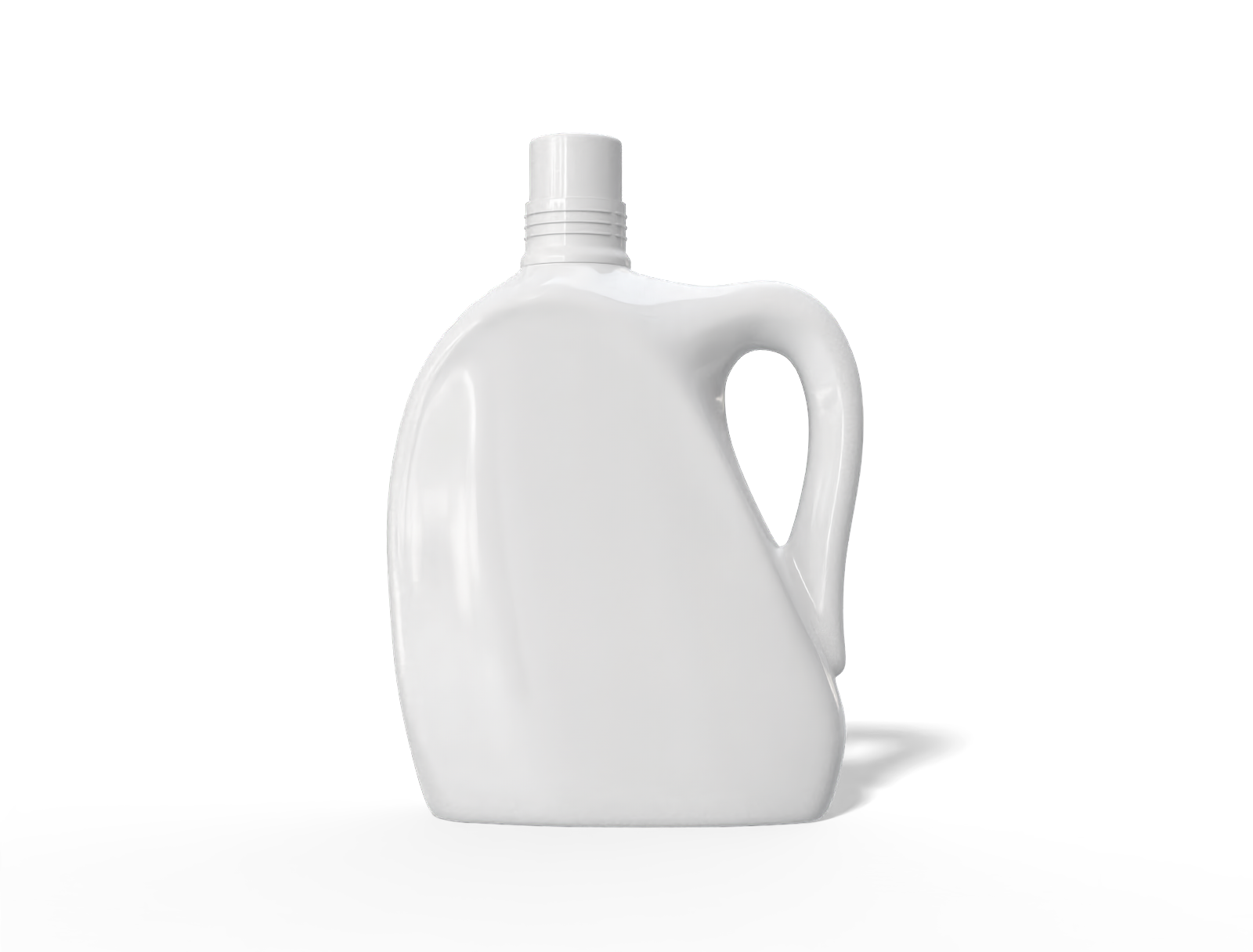 2 L laundry bottle — Glossy plastic