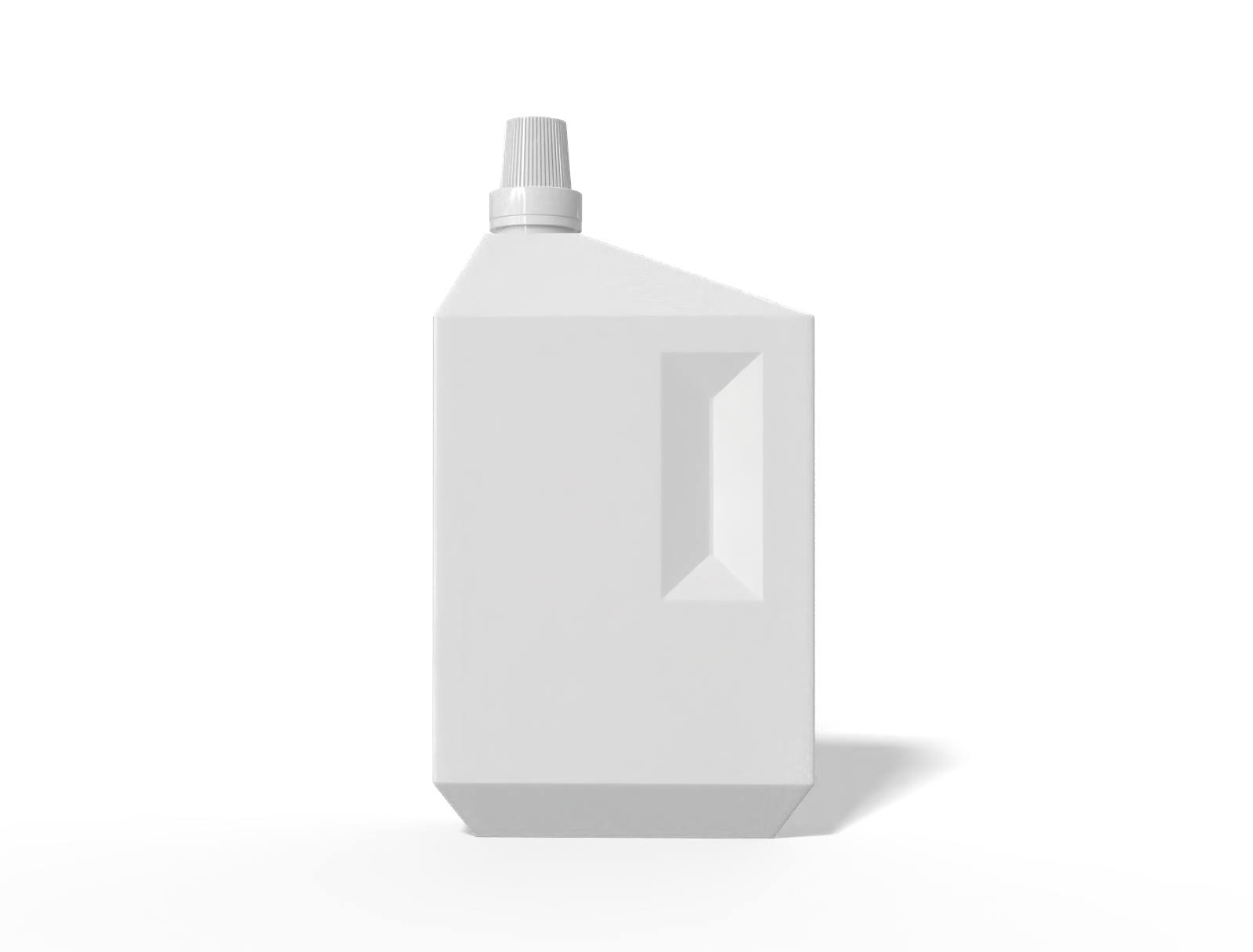 Laundry liquid bottle — Glossy plastic
