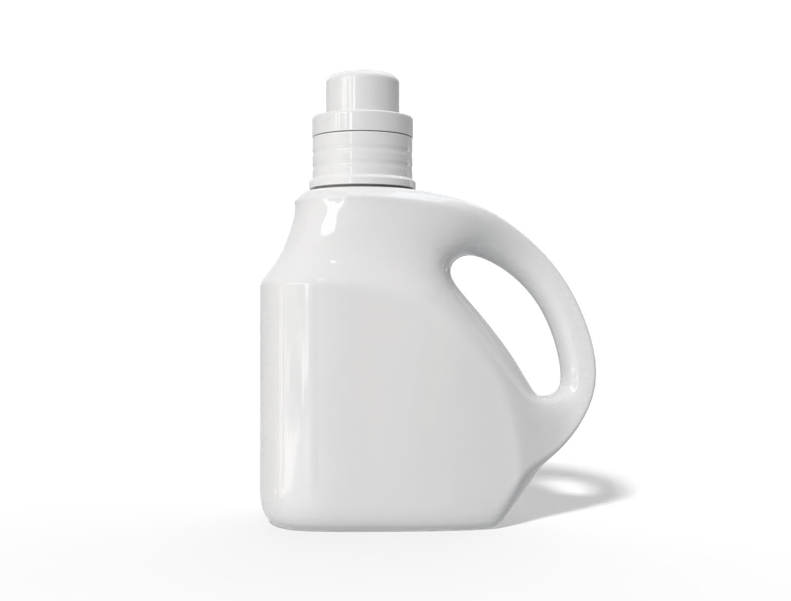 Laundry liquid bottle — Glossy plastic