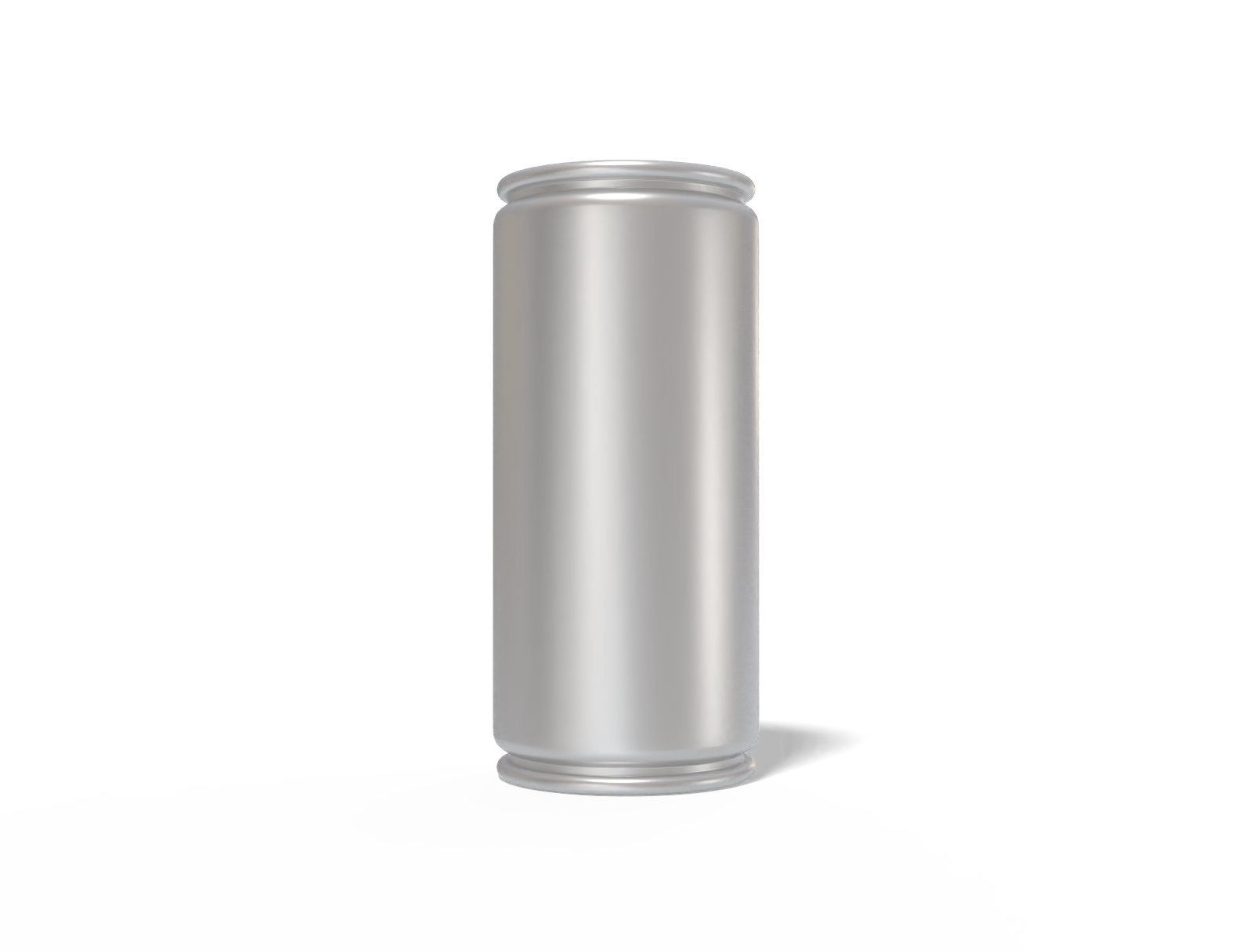 1000 ml aluminum can — Matte metal
