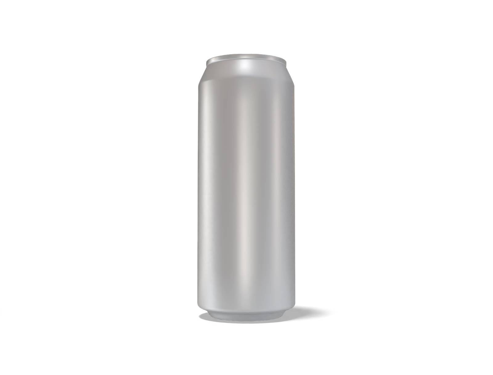 500 ml can — Matte metal