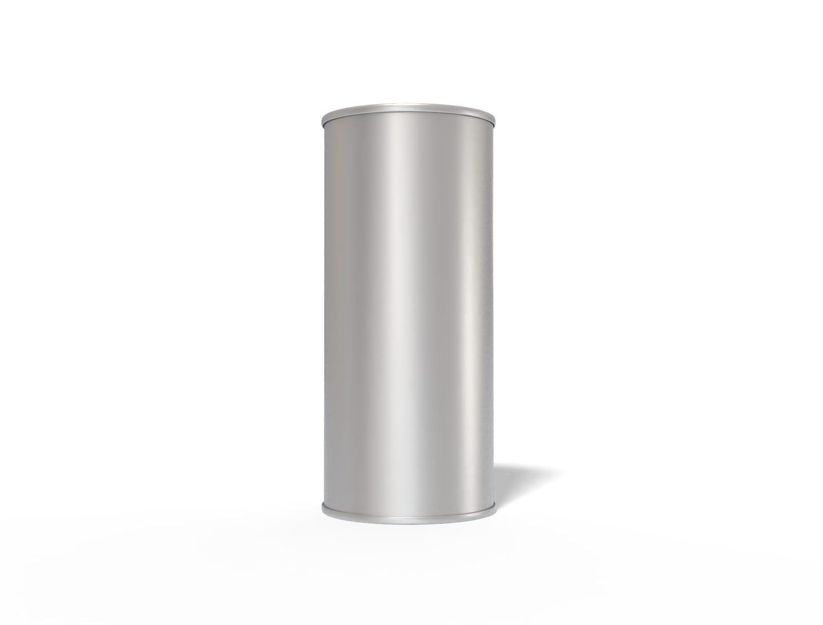 1000 ml aluminum can — Matte metal