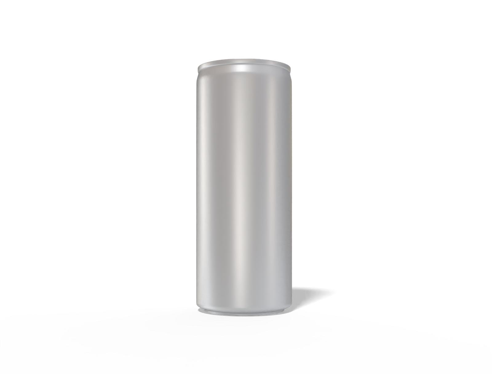 250 ml tall aluminum can — Matte metal