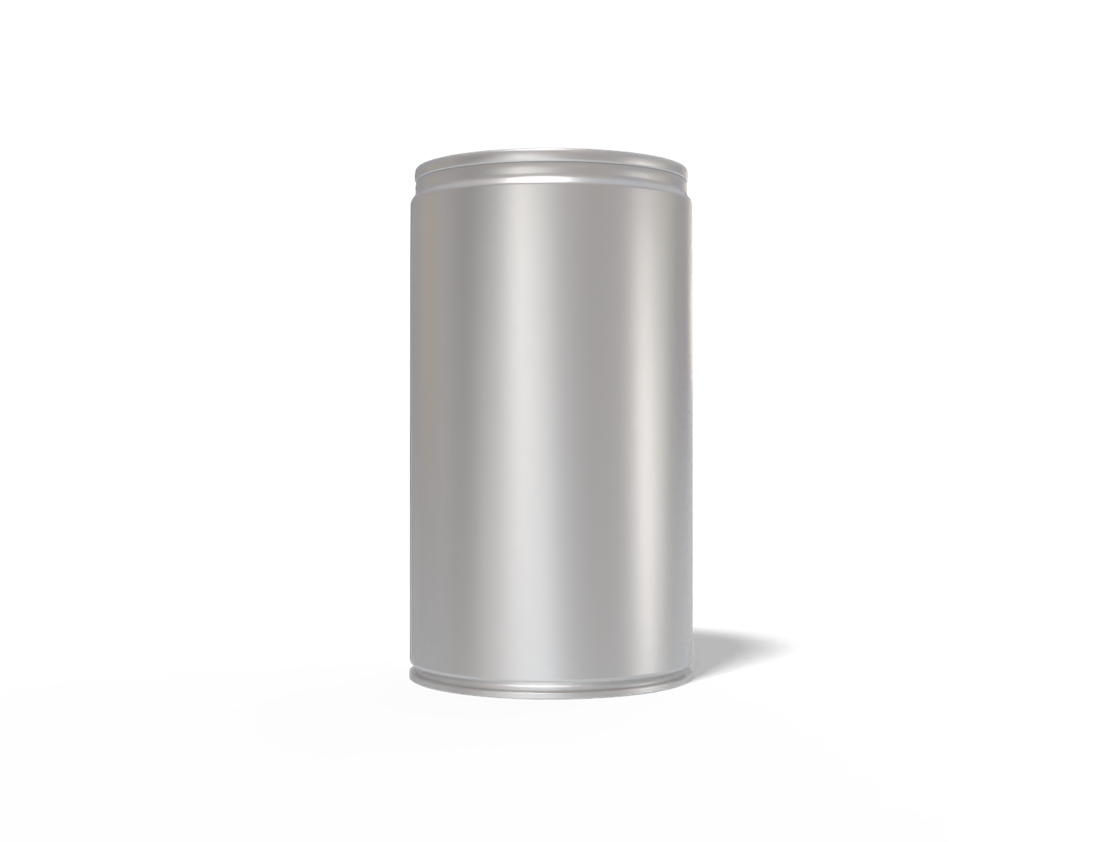 500 ml aluminum can — Matte metal
