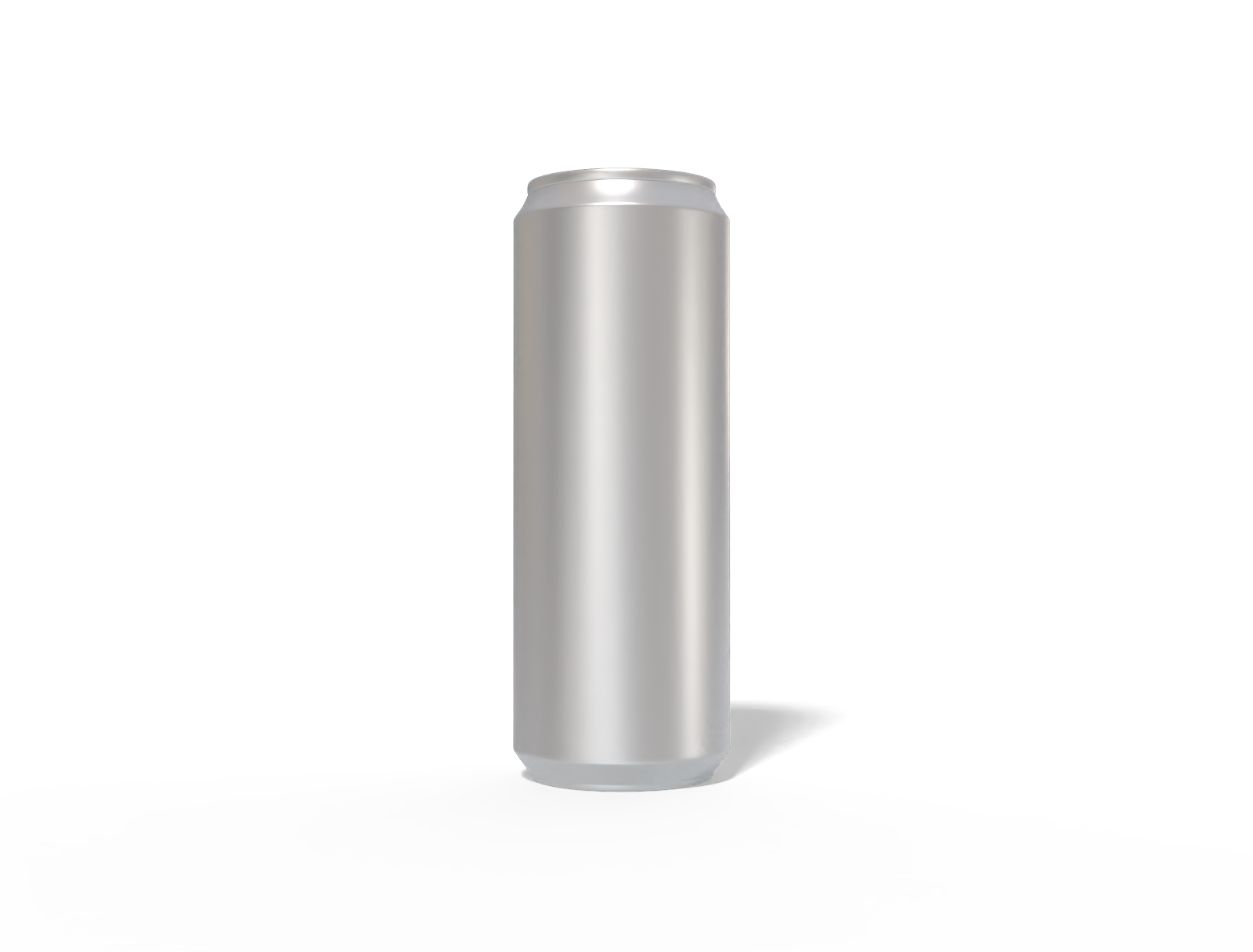 330 ml aluminum can — Matte metal