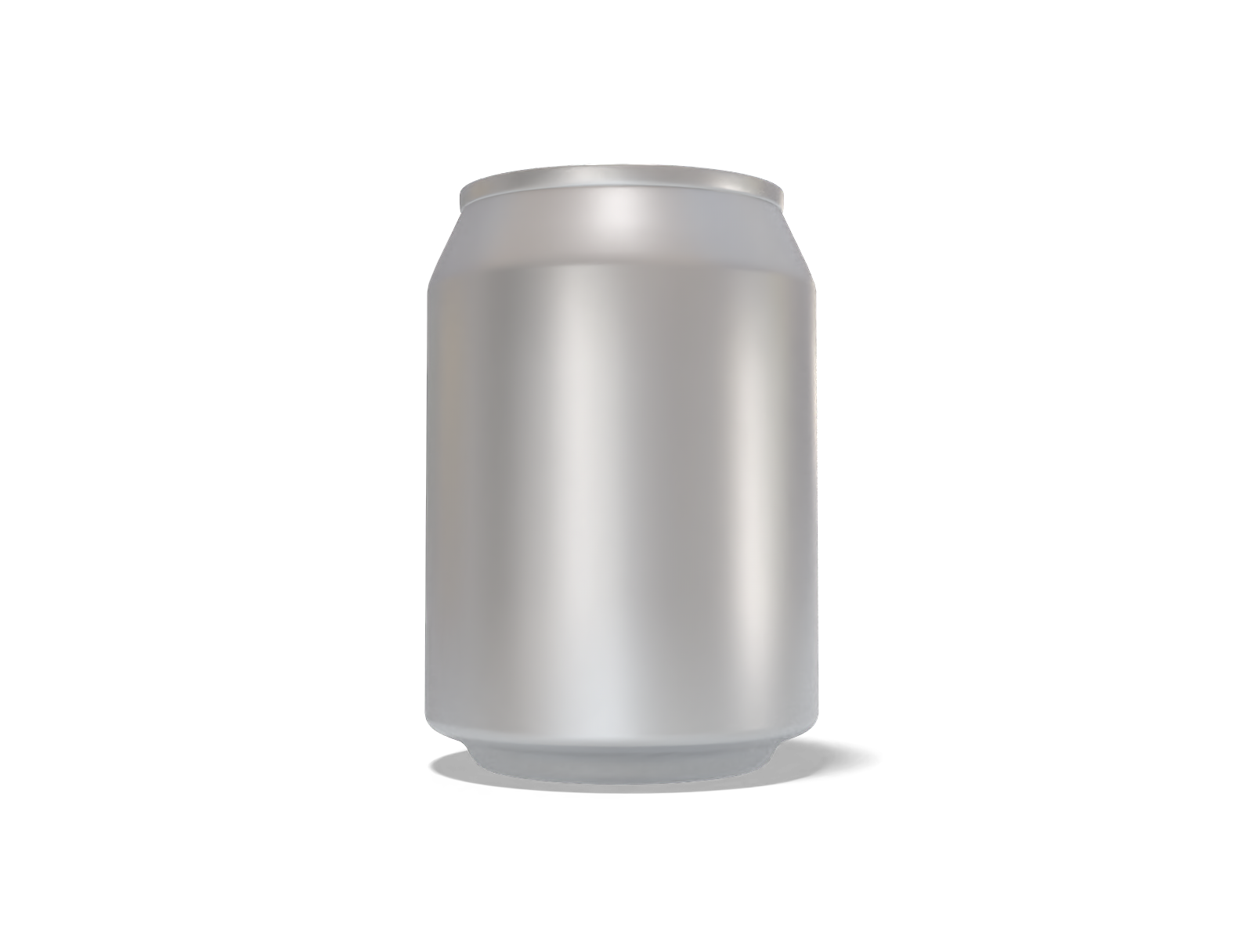 250 ml aluminum can — Matte metal