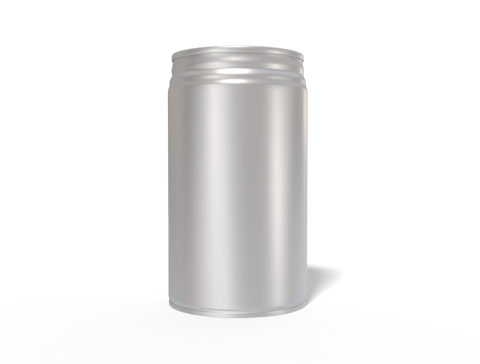 330 ml aluminum can — Matte metal