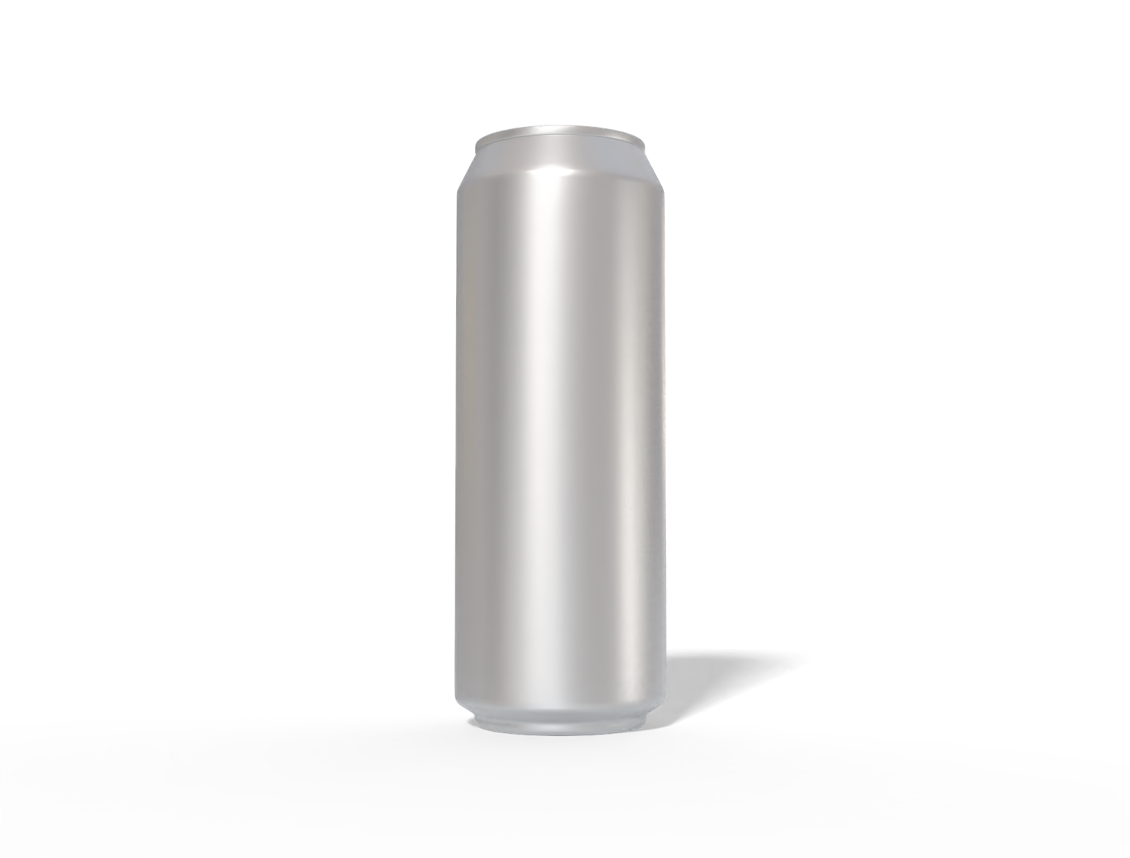 500 ml aluminum drink can — Matte metal
