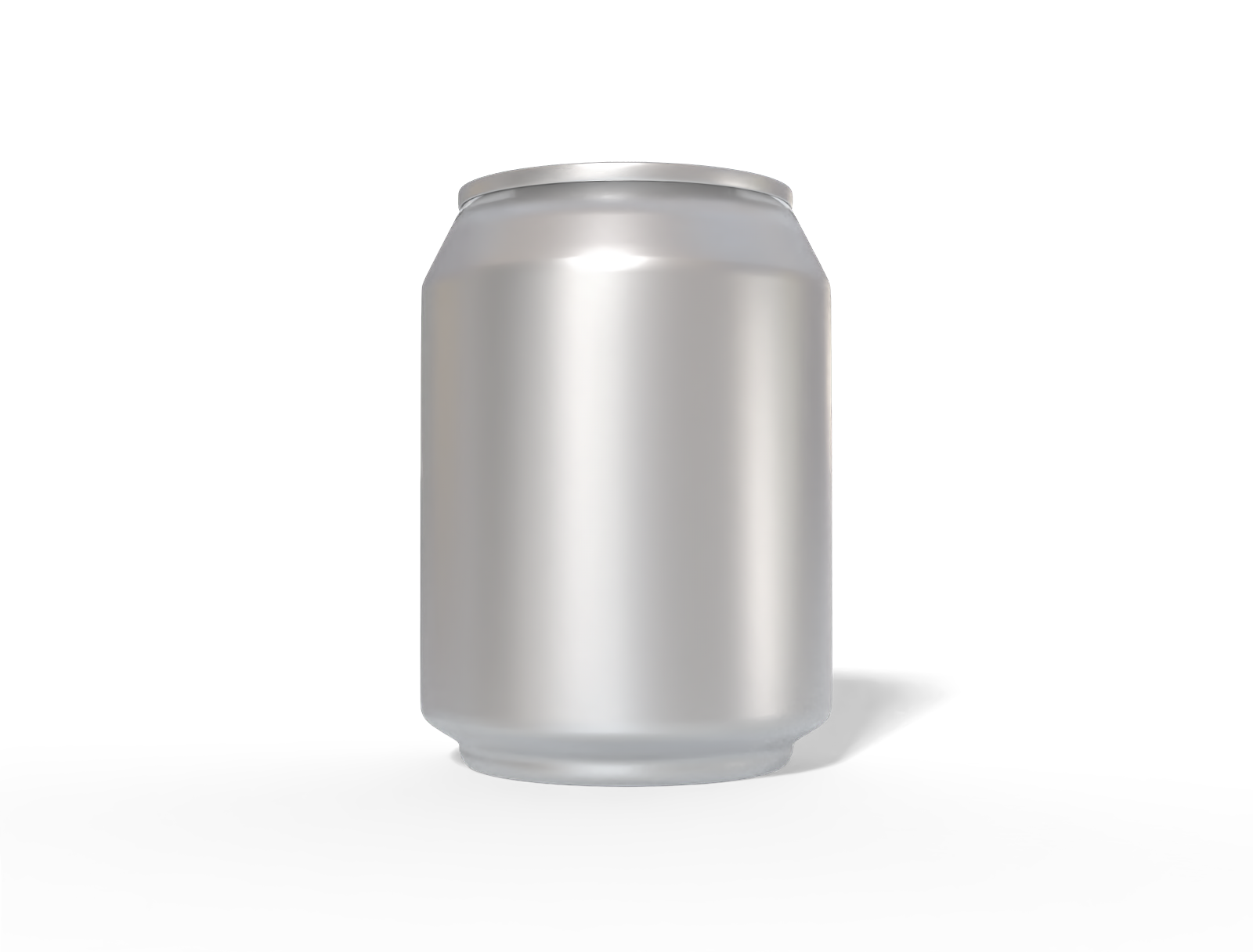 250 ml aluminum can — Matte metal