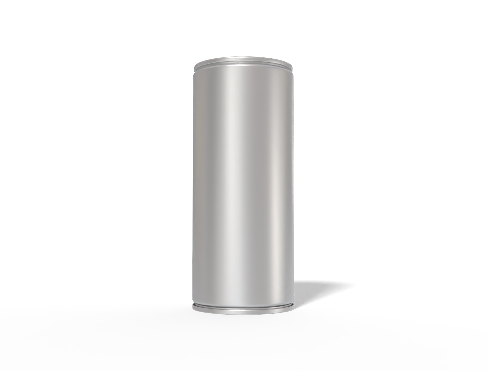 330 ml aluminum can — Matte metal