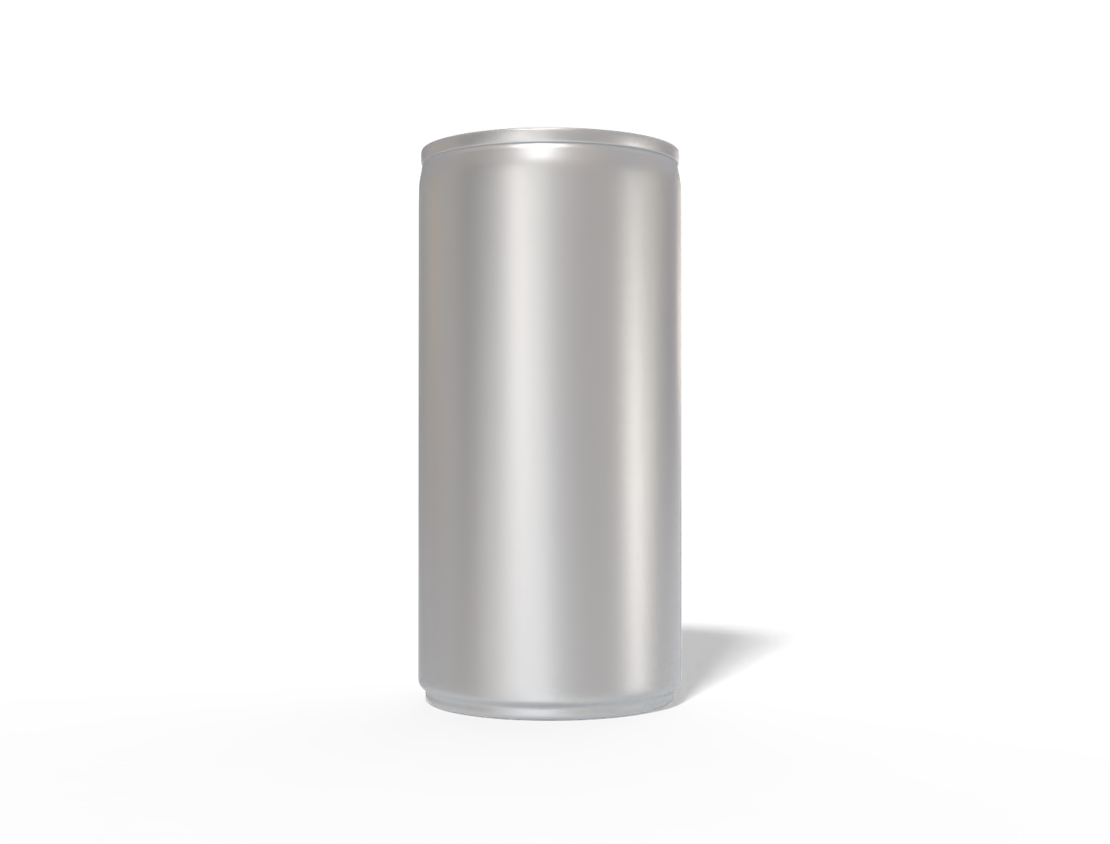 200 ml slim aluminum can — Matte metal