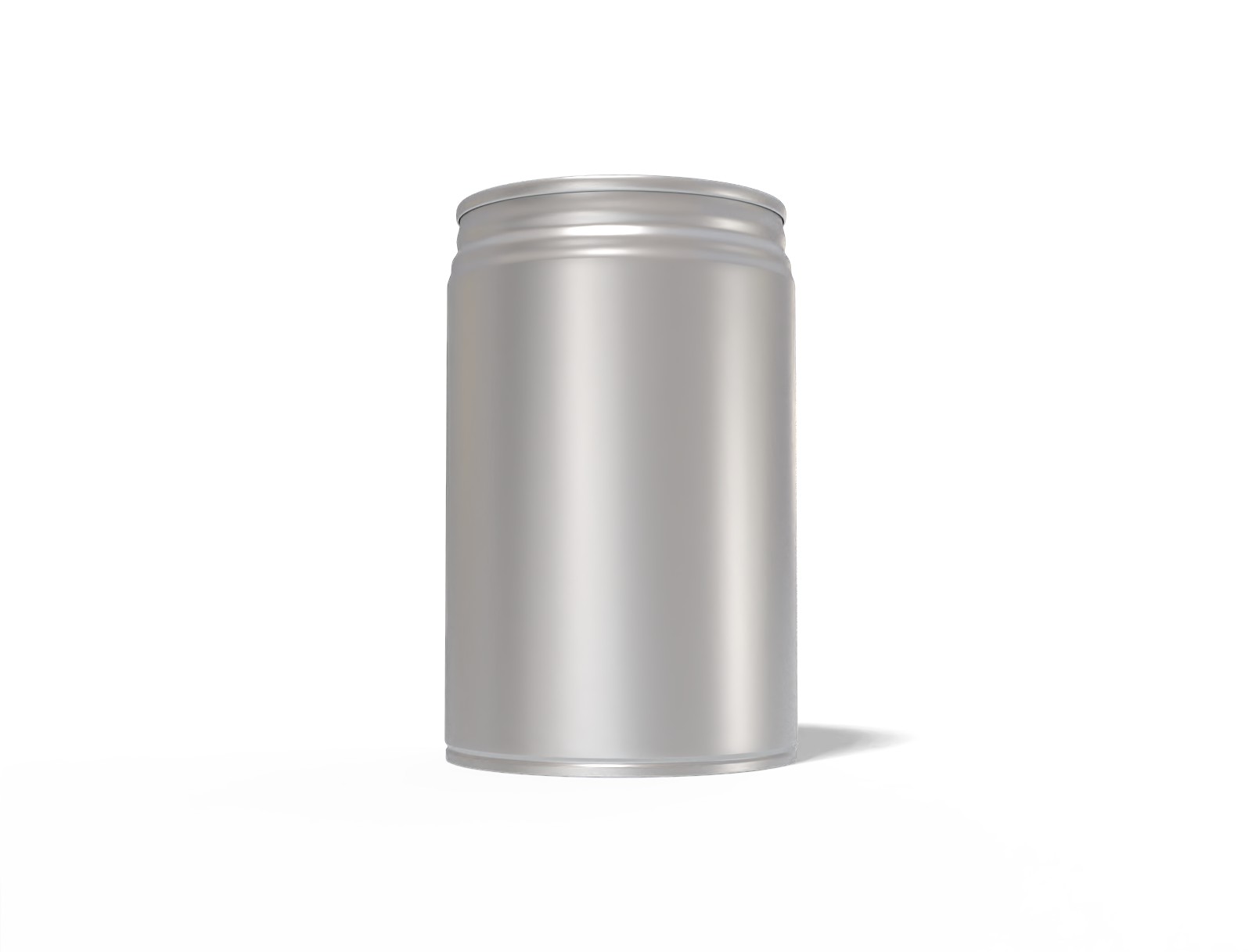 245 ml aluminum can — Matte metal