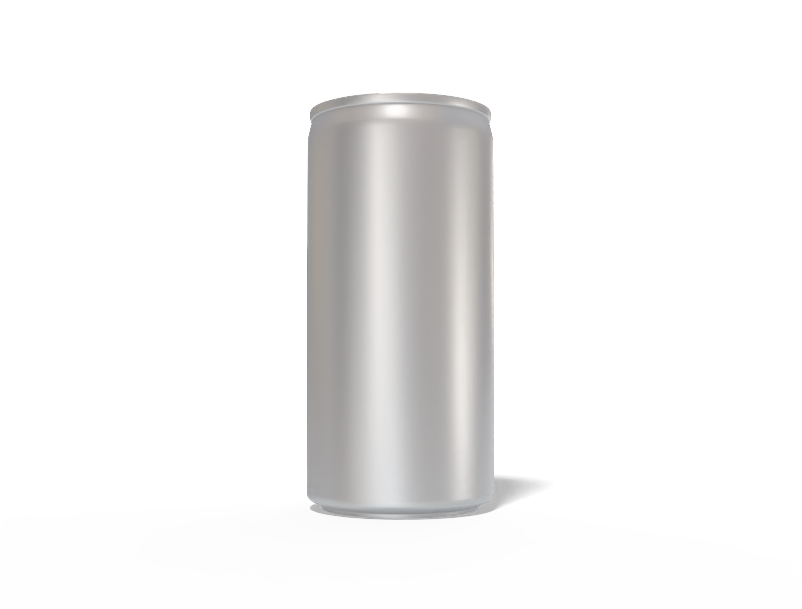200 ml slim aluminum can — Matte metal