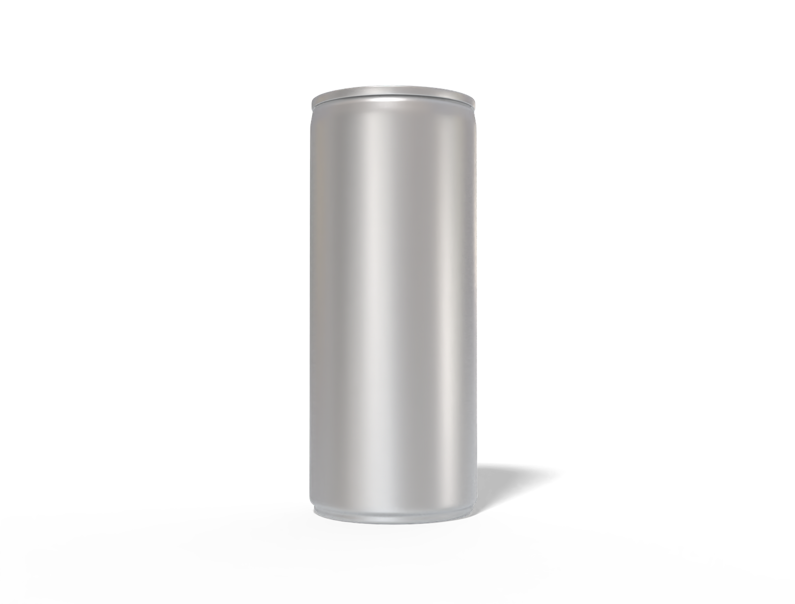 250 ml slim aluminum can — Matte metal