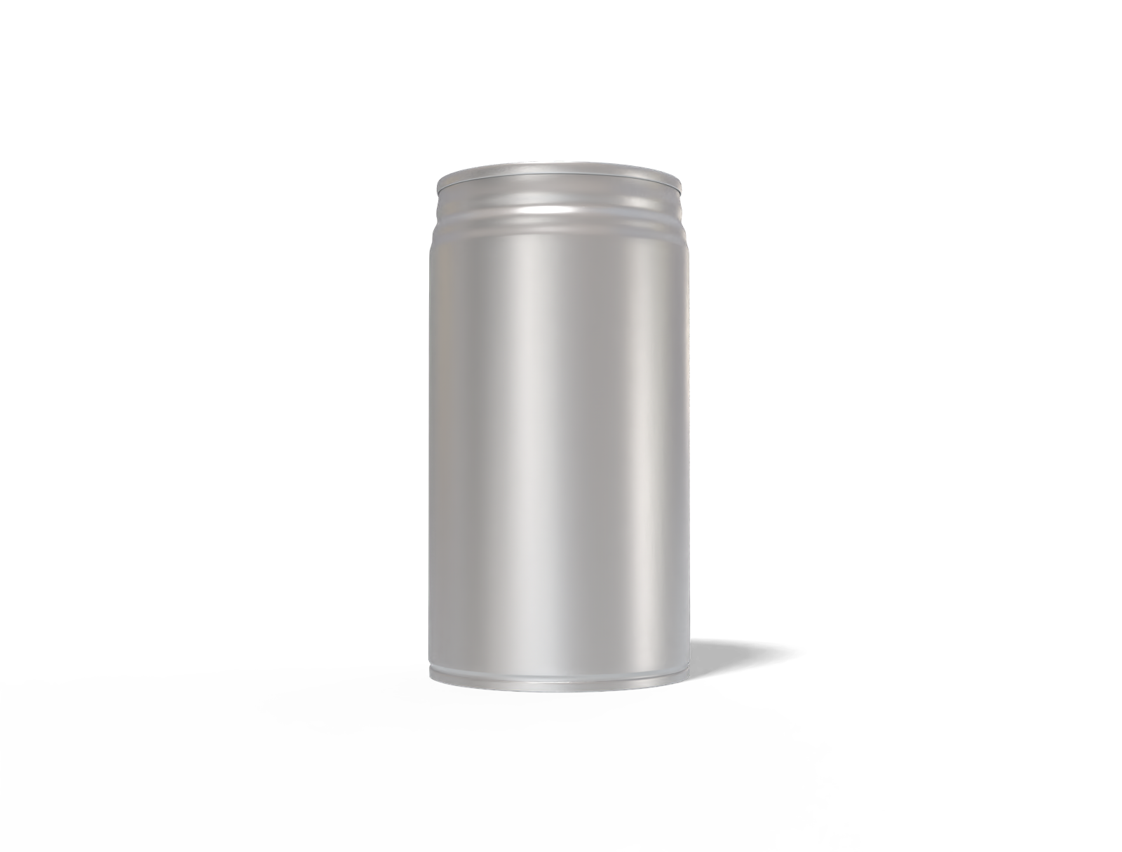 145 ml aluminum can — Matte metal