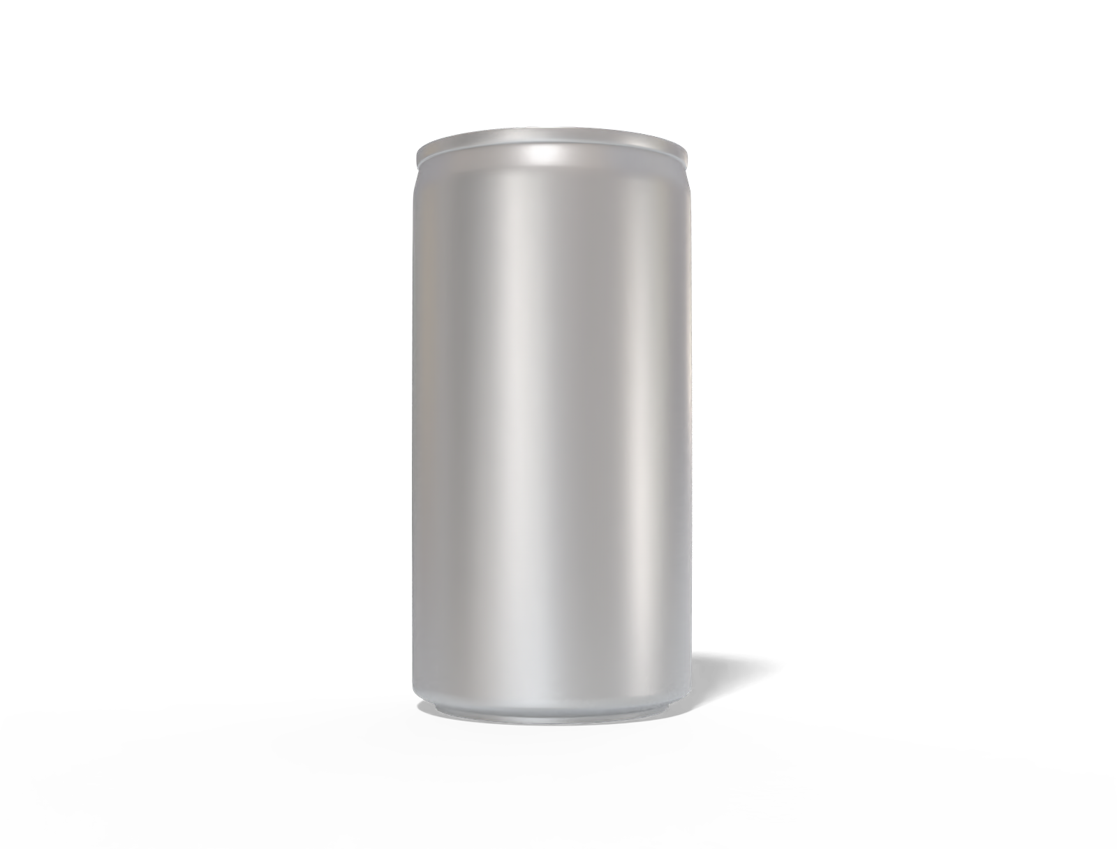 185 ml slim aluminum can — Matte metal