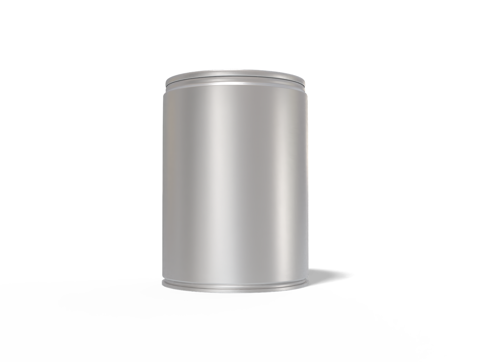 60 ml aluminum can — Matte metal