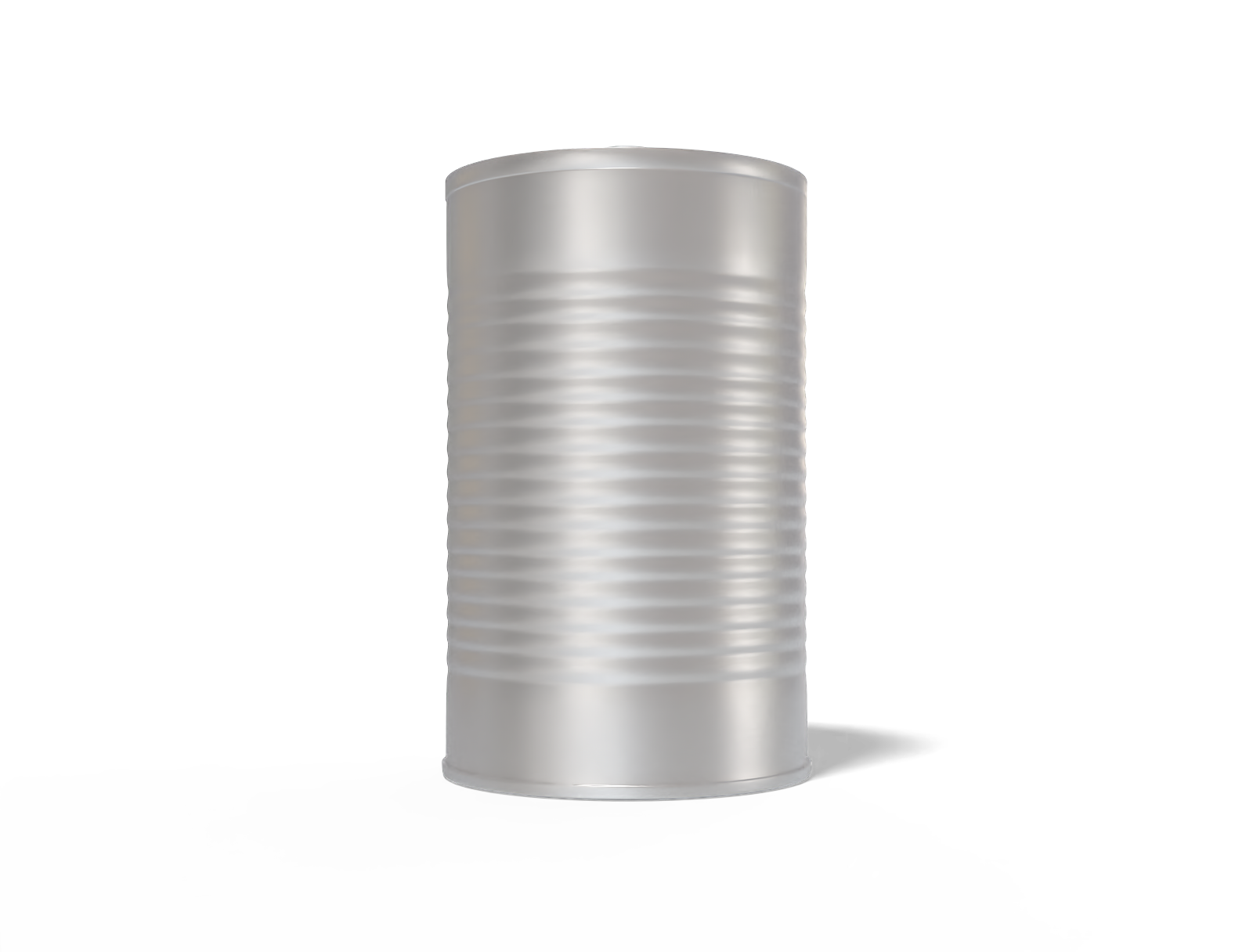Large tin can — Matte metal