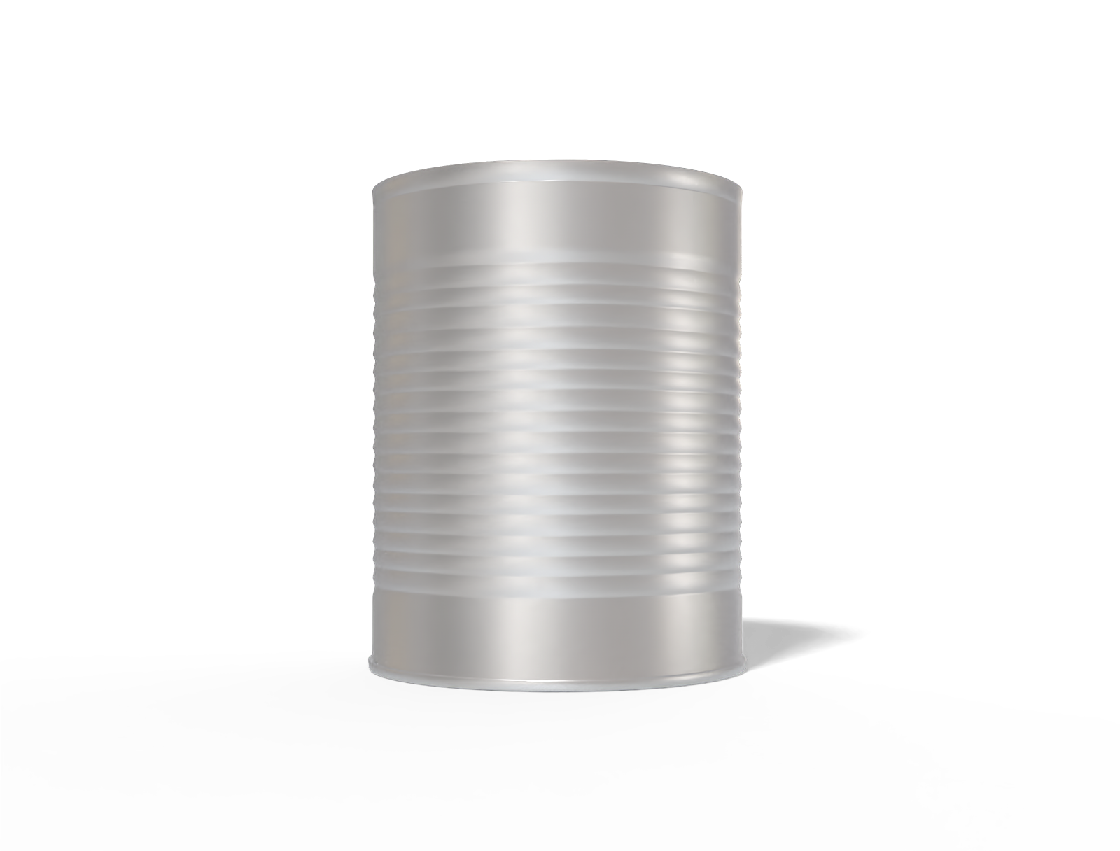 Tall tin can — Matte metal