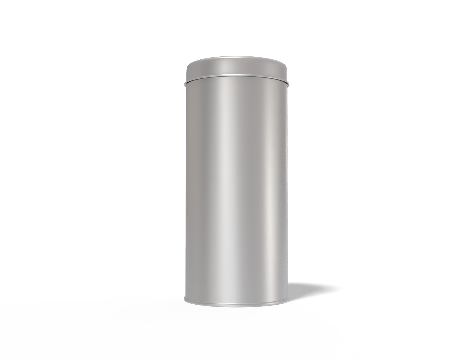 Slim tea can — Matte metal