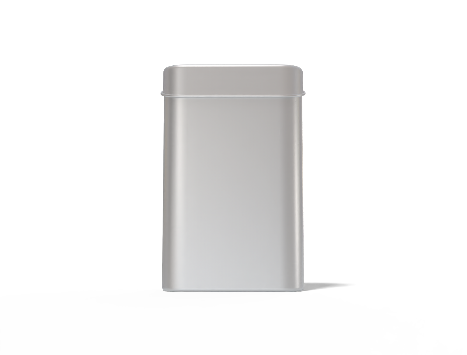 Tall food can — Matte metal