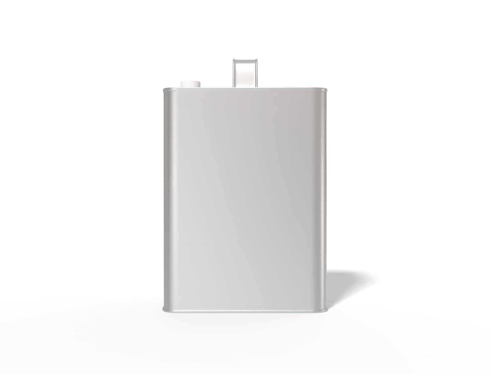 Square oil can — Matte metal