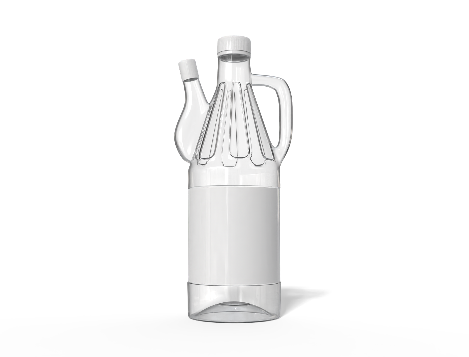 Sauce bottle — Clear glossy plastic