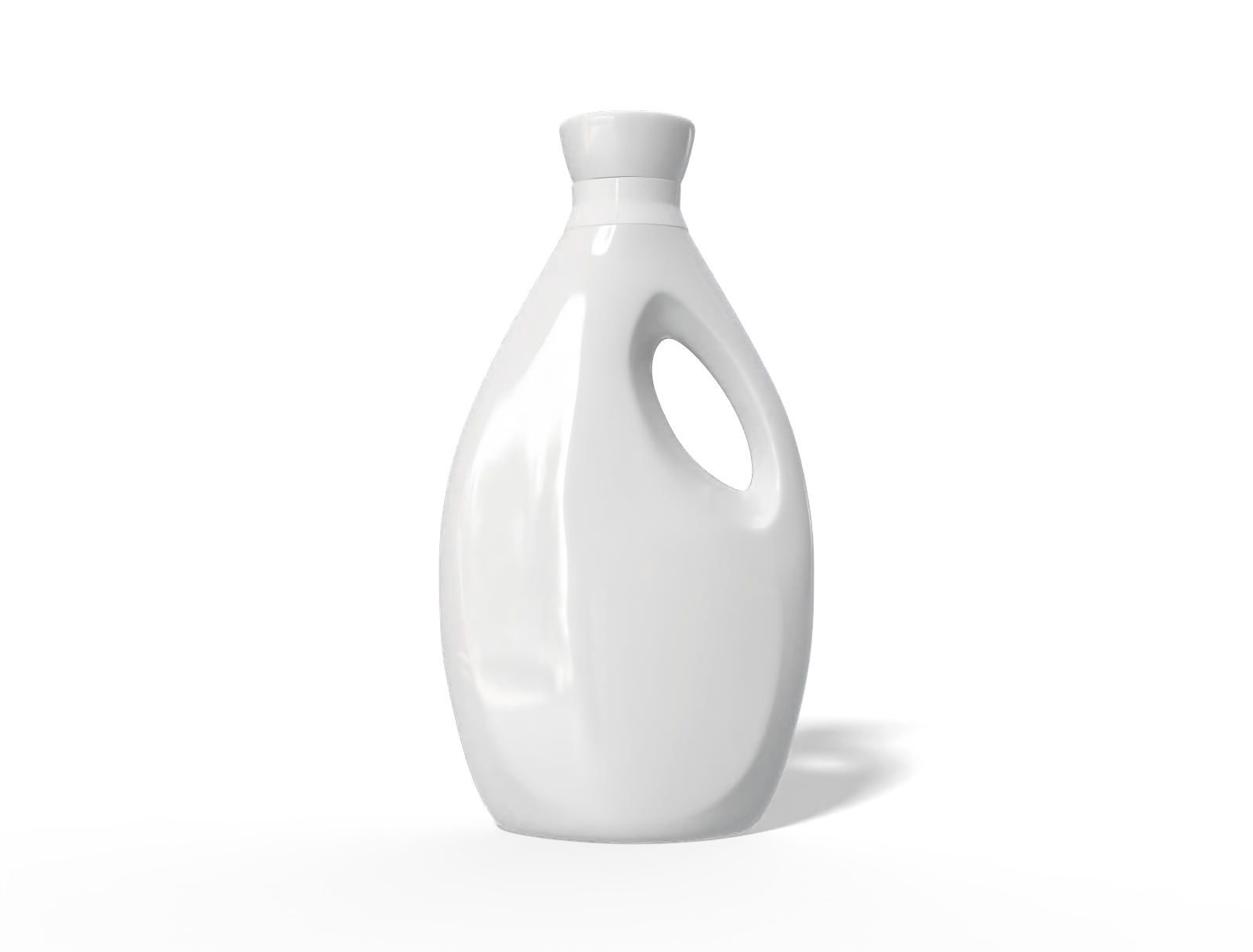 Laundry liquid bottle — Glossy plastic