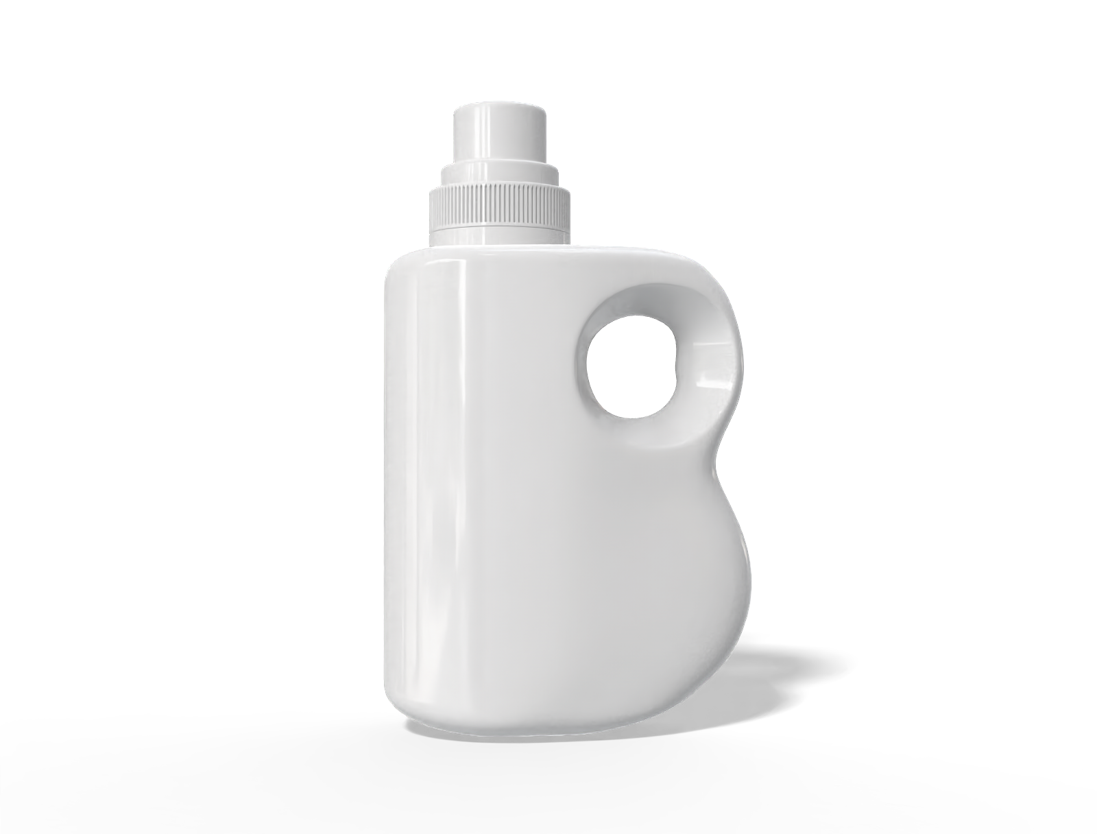 Laundry liquid bottle — Glossy plastic