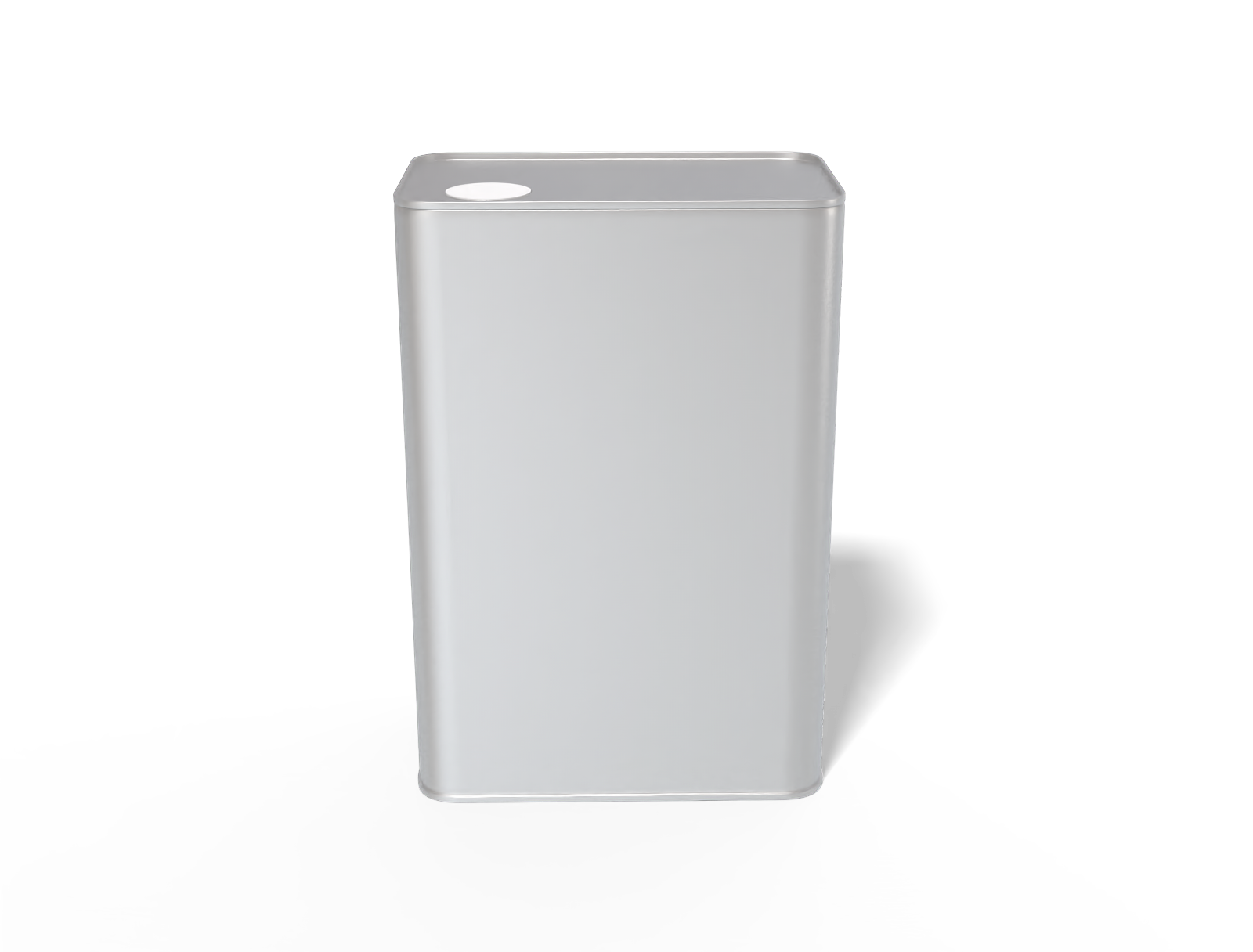 Closed oil can — Matte metal
