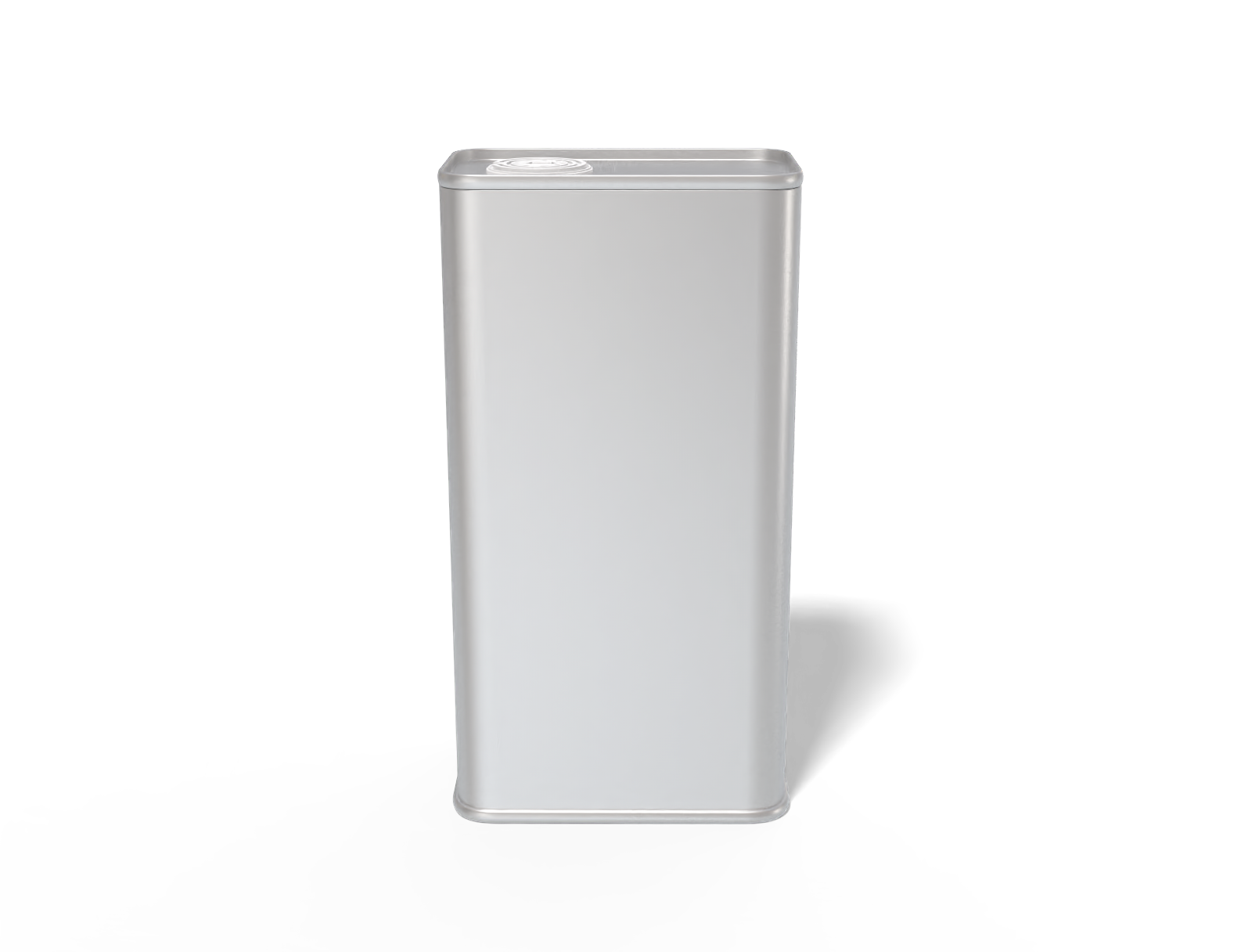 Tall oil can — Matte metal