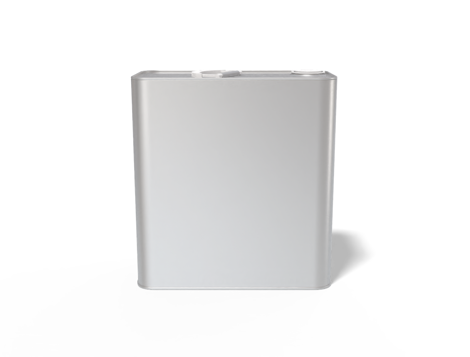 Square oil can — Matte metal