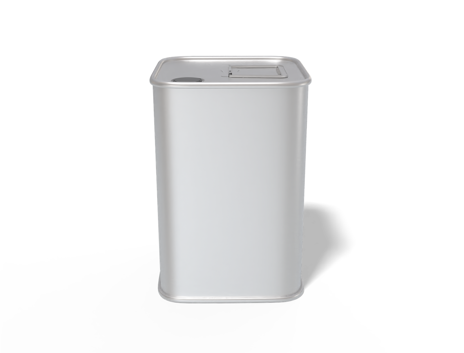 Tall oil can — Matte metal