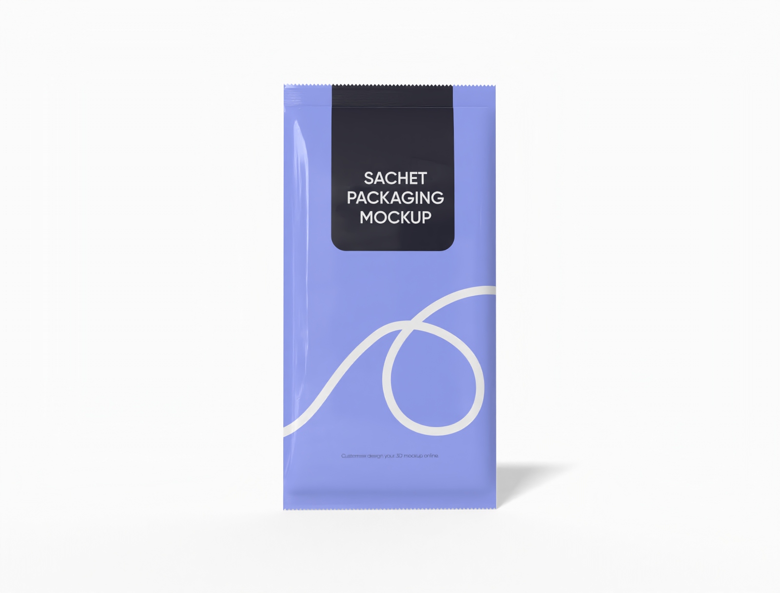 Sachet packaging — Glossy plastic