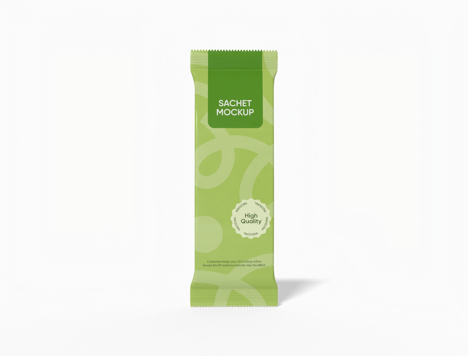 Sachet packaging — Glossy plastic
