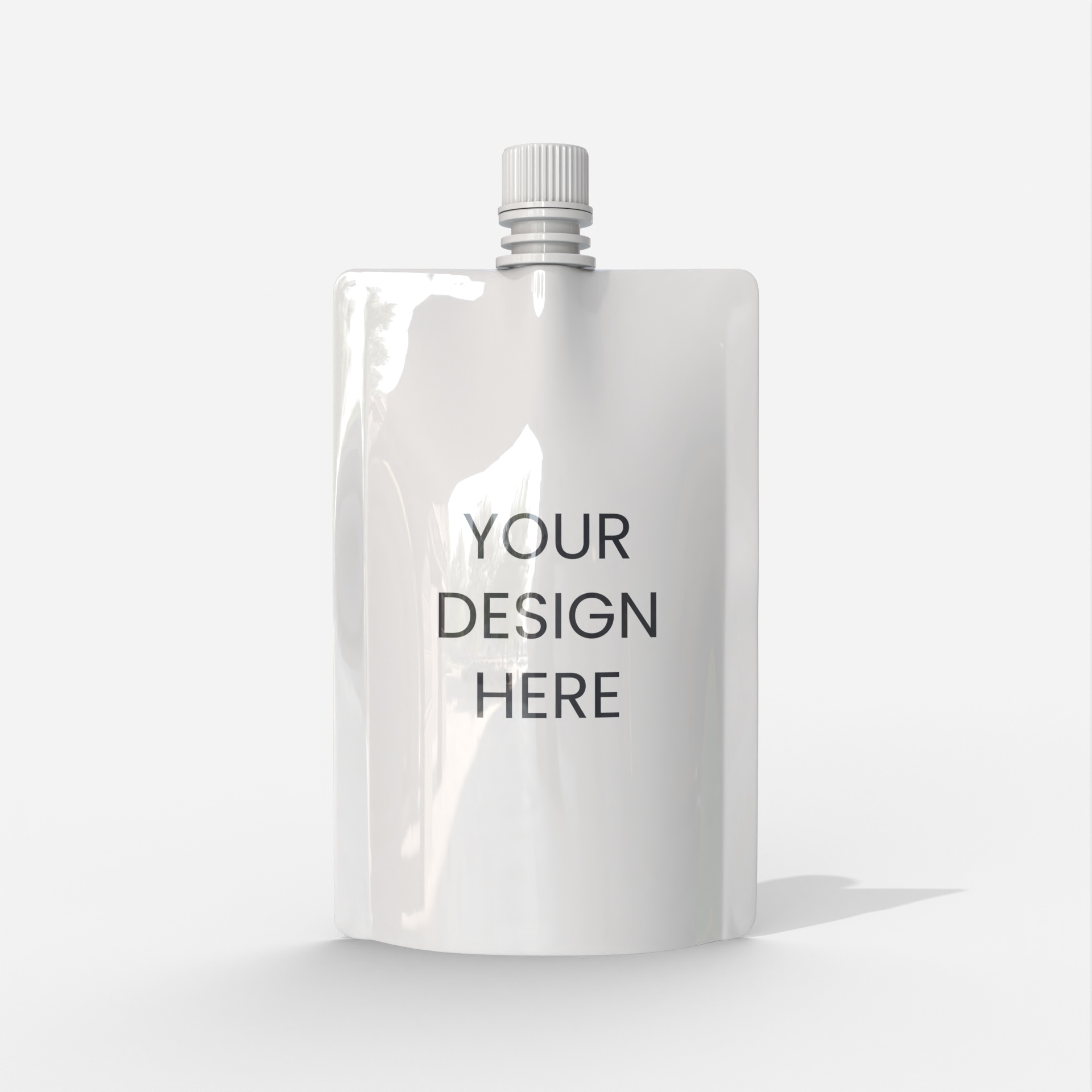 Spout pouch — Glossy plastic
