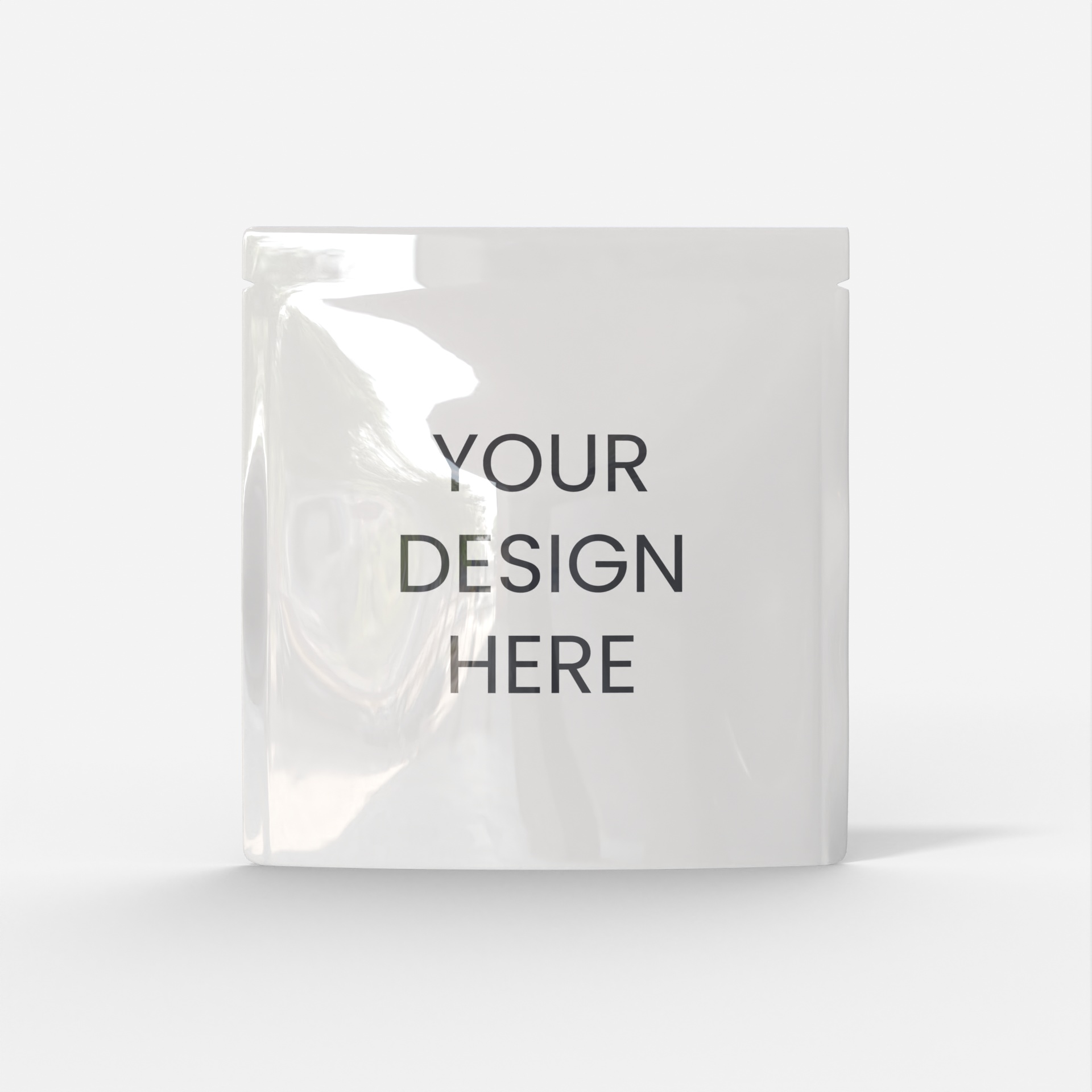 Pouch packaging — Glossy plastic