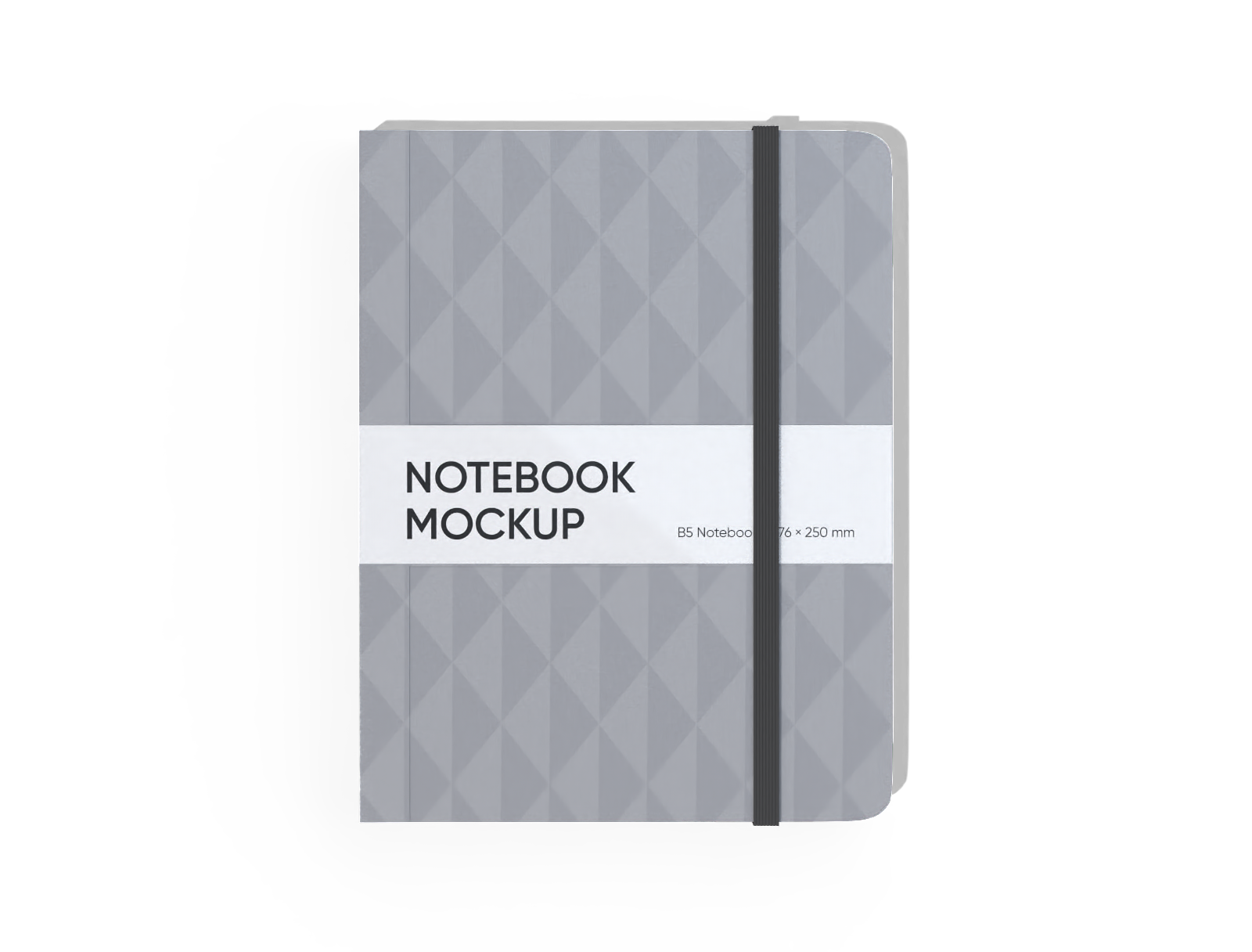 B5 notebook — White paperboard