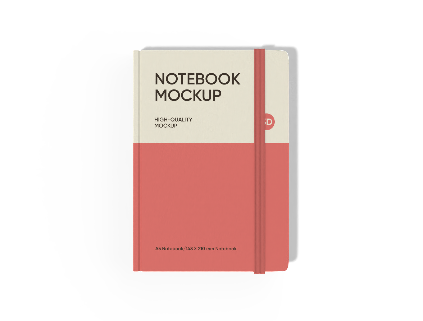 A5 notebook — White paperboard