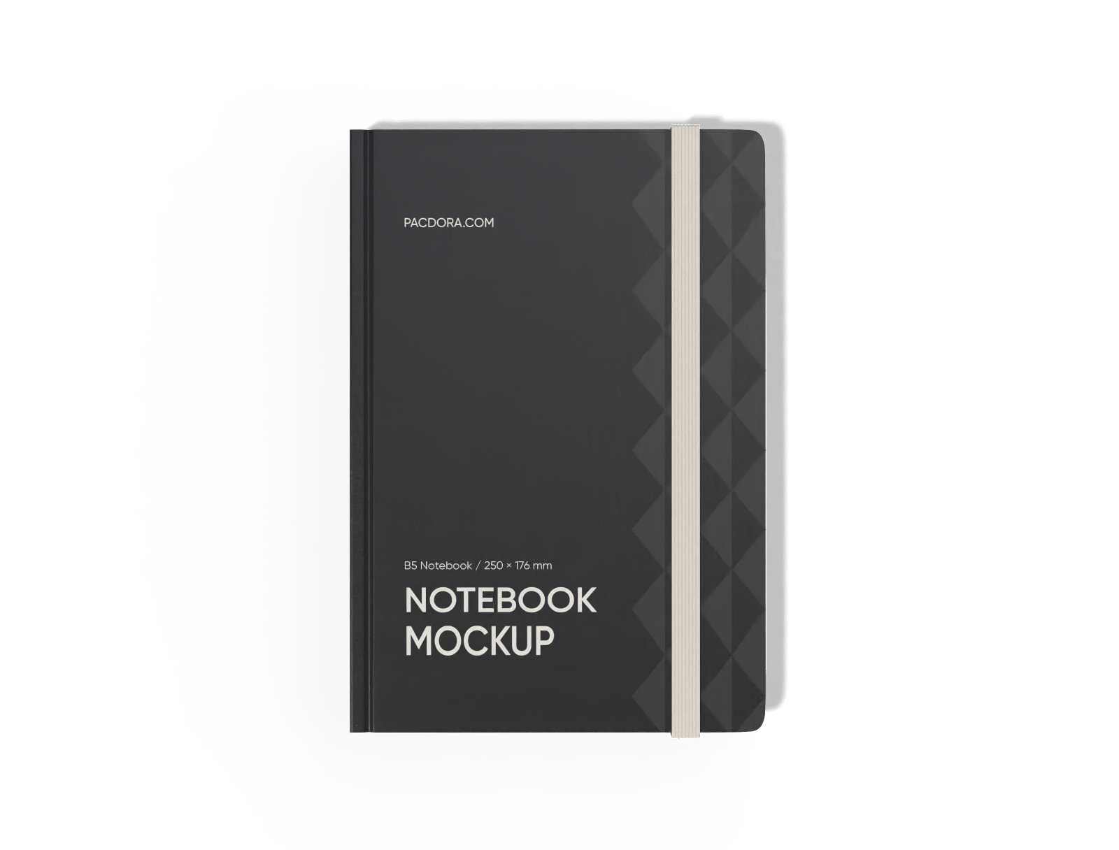 B5 notebook — White paperboard