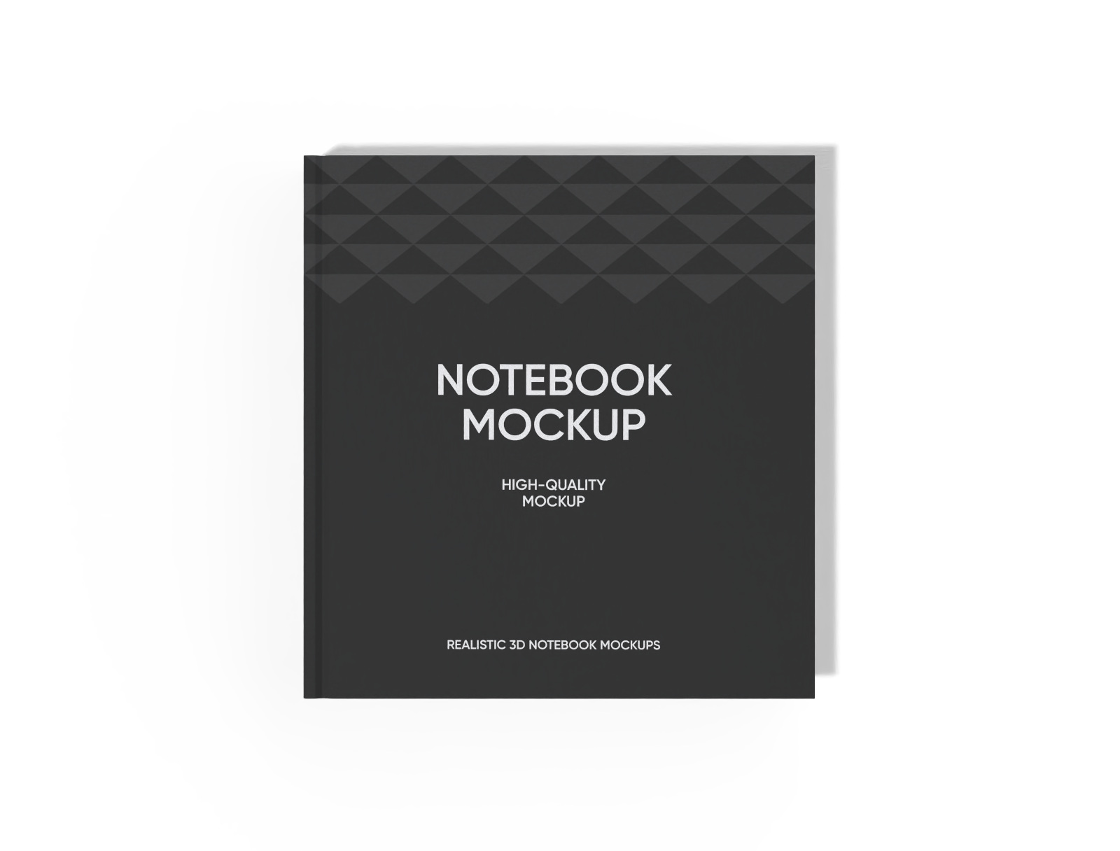 Square notebook — White paperboard