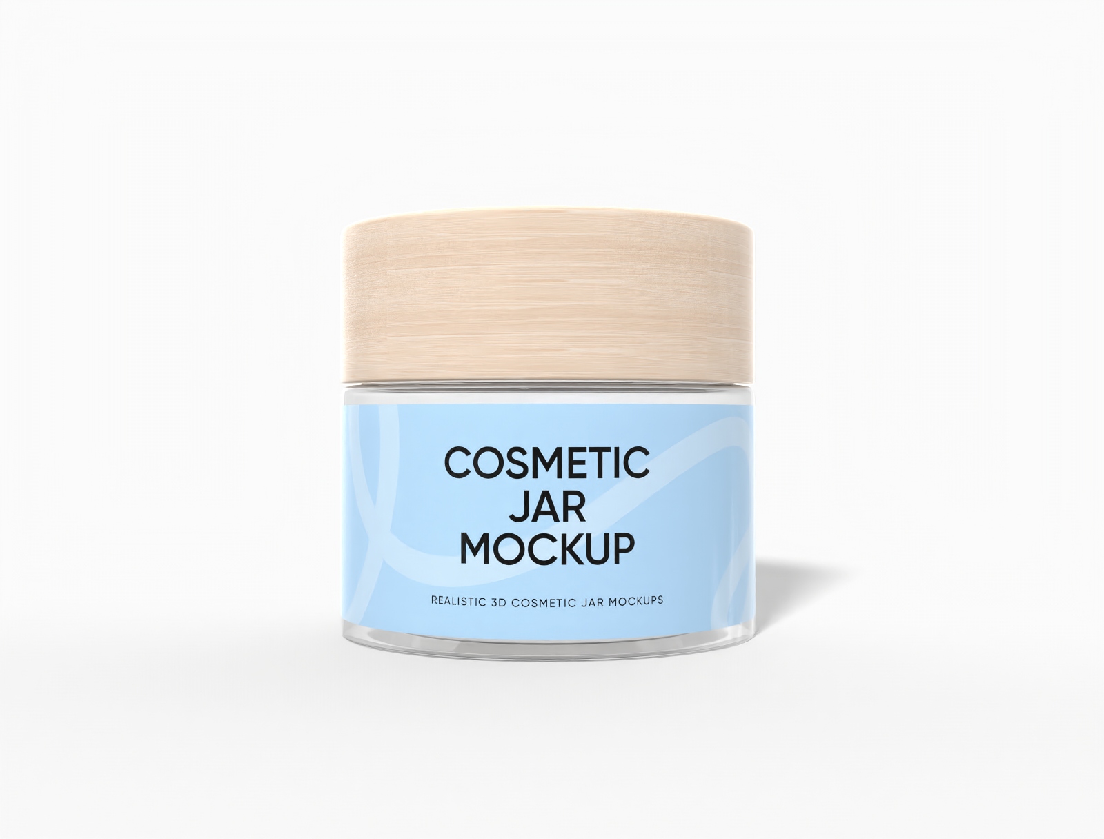 Cosmetic jar — Glossy glass