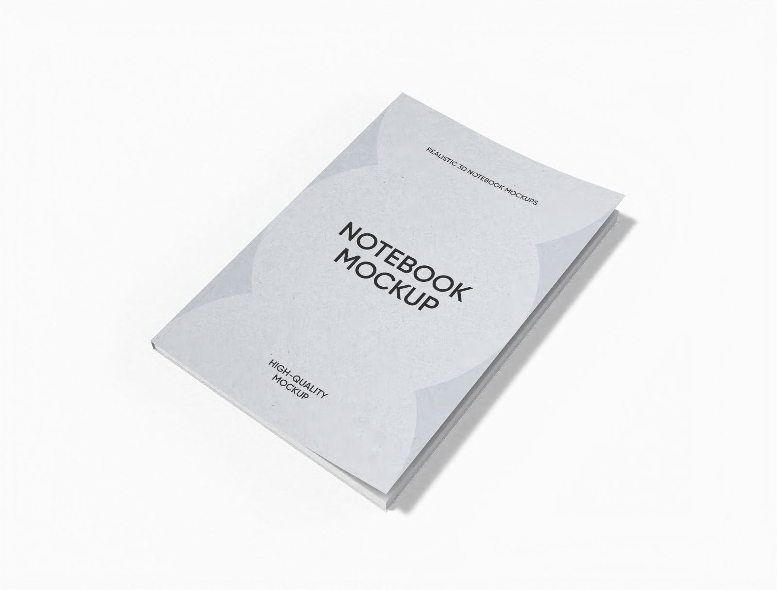 Paper notebook — White paperboard