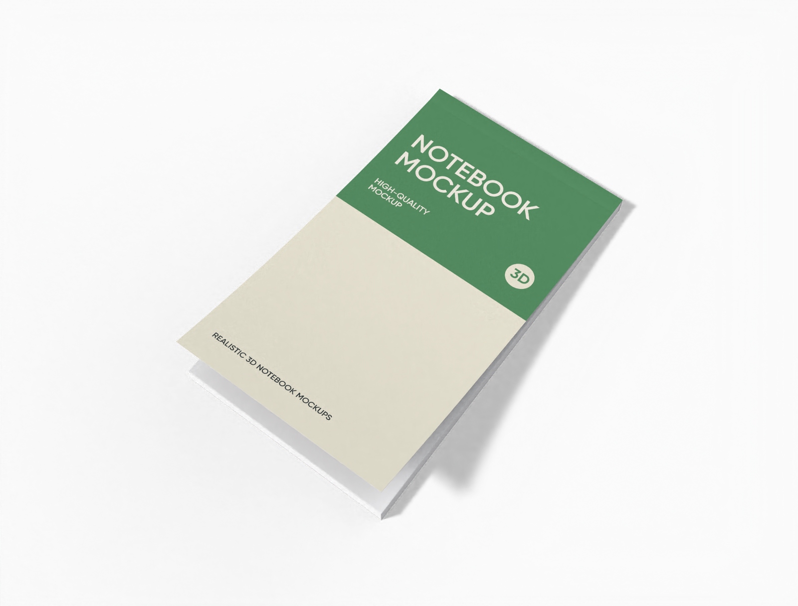 A5 notebook — White paperboard