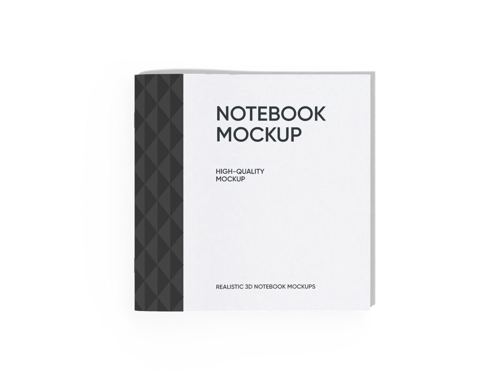 A5 notebook — White paperboard